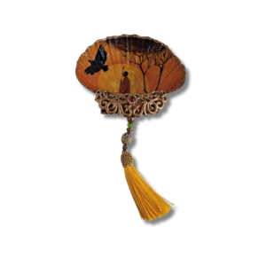 Vieira Decorativa Doble Cara “Atardecer Étnico”