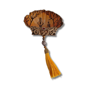 Vieira Decorativa Doble Cara "Golden Sunset"