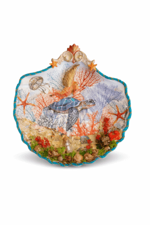 Concha de resina “El fondo marino”
