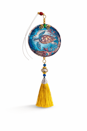 Colgador Ardilla Invernal & Lunares Dorados