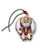 Colgador Gatito Navideño & Lunares Dorados