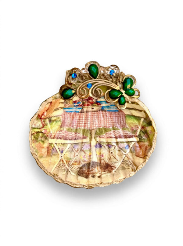 Joyero Concha Limones & Jardín Vintage