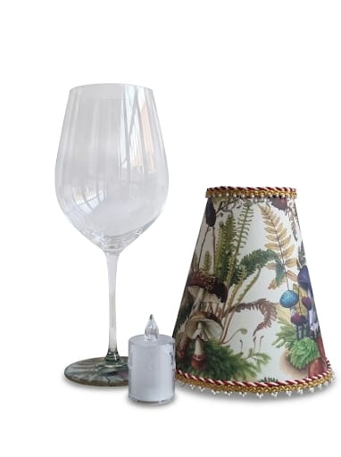 Lámpara con Pantalla Botánica de Setas