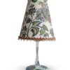 Lámpara con Pantalla Floral