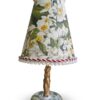 Lámpara de Mesa Artesanal con Estampado de Azahar